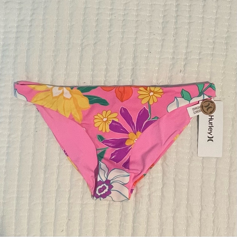NWT Hurley Reversible Bikini Bottoms